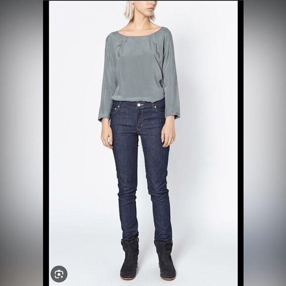 Acne Studios Flex Raw Reform Jeans in Light Rinse - Picture 1 of 13